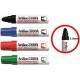Marker pentru tabla de scris ARTLINE 5100A, corp metalic, varf rotund 5.0mm, 4 culori/set