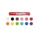 Creioane cerate rotunde, 12 culori/cutie, CARIOCA Oil Pastel Crayons Maxi