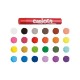 Creioane cerate rotunde, 24 culori/cutie, CARIOCA Oil Pastel Crayons Maxi