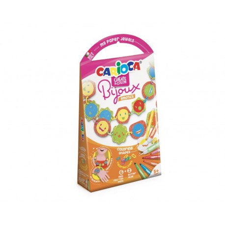 Set articole creative CARIOCA Create & Color - Bijoux EMOTICS
