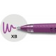 Pix SCHNEIDER Slider Basic XB, rubber grip, varf 1.4mm - scriere violet