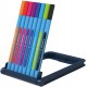 Pix SCHNEIDER Slider Edge XB, rubber grip, varf 1.4mm, 8 culori/set - (N,R,A,V,O,V,Roz,B)