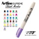 Marker pentru colorat ARTLINE Supreme, varf flexibil (tip pensula) - maro inchis
