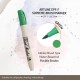 Marker pentru colorat ARTLINE Supreme, varf flexibil (tip pensula) - verde