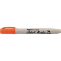 Marker pentru colorat ARTLINE Supreme, varf flexibil (tip pensula) - orange