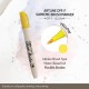 Marker pentru colorat ARTLINE Supreme, varf flexibil (tip pensula) - galben