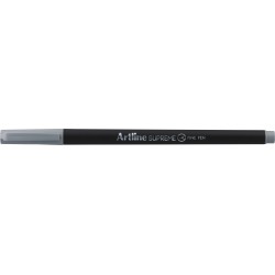 Liner ARTLINE Supreme, varf fetru 0.4mm - gri pastel