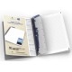 Caiet cu spirala A5, OXFORD Office Essentials, 50 file-90g/mp, Scribzee, 4 perf., coperta carton-mat