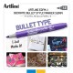 Marker ARTLINE Decorite, varf rotund 1.0mm - violet metalizat