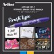 Marker ARTLINE Decorite, varf flexibil (tip pensula) - violet pastel