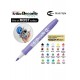 Marker ARTLINE Decorite, varf flexibil (tip pensula) - violet metalizat