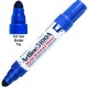 Marker pentru tabla de scris ARTLINE 5100A, corp metalic, varf rotund 5.0mm - albastru