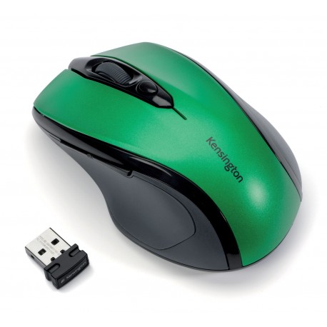 Kensington Pro Fit® Mouse Wireless dimensiune medie, verde