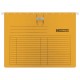 Dosar suspendabil cu sina, carton 230g/mp, bagheta metalica, 5 buc/set, DONAU - orange