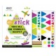 Carte creativa Stick"n Triangle - triunghiuri neon asortate