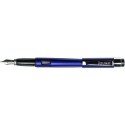 DIPLOMAT Magnum - Indigo Blue - stilou cu penita M, din otel inoxidabil