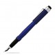 DIPLOMAT Magnum - Indigo Blue - stilou cu penita M, din otel inoxidabil