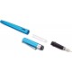 DIPLOMAT Magnum - Aegean Blue - stilou cu penita B, din otel inoxidabil