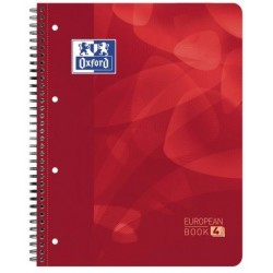 Caiet cu spirala A4+, OXFORD School Projectbook, 4cul x30 file-90g/mp, Scribzee, coperta PP-mate