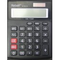 Calculator de birou, 12 digits, 137 x 104 x 23 mm, dual power, Rebell 8118-12 - negru