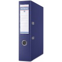 Biblioraft A4, plastifiat PP/PP, margine metalica, 75 mm, DONAU Premium - bleumarin