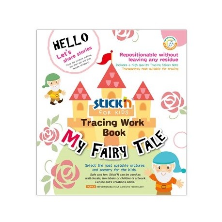 Carte educativa Stick"n Tracing Work Book - My Fairy Tale
