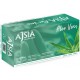 Manusi latex AJSIA Aloe Vera, unica folosinta, nepudrate, 0.16mm, 100 buc/cutie - verzi - marime M
