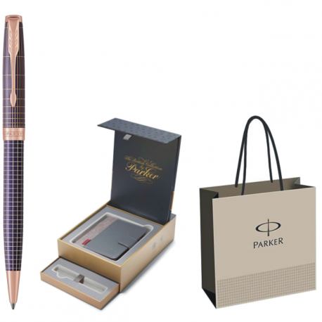 PIX PARKER SONNET ROYAL Chiselled Silver Purple PGT+CUTIE PT. CADOU BRITISH COLLECTION ORGANIZER+PUNGA PT. CADOU