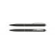 Pix SCHNEIDER K15, clema metalica, corp negru - scriere albastra