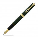 DIPLOMAT Excellence A2 - Evergreen Gold - stilou cu penita M, din otel inoxidabil