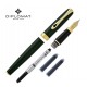 DIPLOMAT Excellence A2 - Evergreen Gold - stilou cu penita M, din otel inoxidabil
