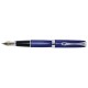 DIPLOMAT Excellence A2 - Sky-Line Blue Chrome - stilou cu penita M, aurita 14kt.