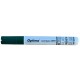 Marker cu vopsea Optima Paint 3710, varf rotund 4.5mm, grosime scriere 2-3mm - verde