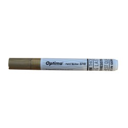 Marker cu vopsea Optima Paint 3710, varf rotund 4.5mm, grosime scriere 2-3mm - auriu