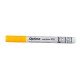 Marker cu vopsea Optima Paint 3713, varf rotund 2.0mm, grosime scriere 1.2mm - galben