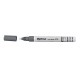 Marker cu vopsea Optima Paint 3713, varf rotund 2.0mm, grosime scriere 1-2mm - argintiu