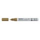 Marker cu vopsea Optima Paint 3713, varf rotund 2.0mm, grosime scriere 1-2mm - auriu