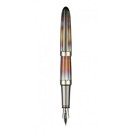 DIPLOMAT Aero Flame - stilou cu penita M, din otel inoxidabil