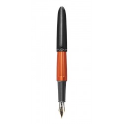 DIPLOMAT Aero Black/Orange - stilou cu penita M, aurita 14kt.