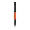 DIPLOMAT Aero Black/Orange - stilou cu penita M, aurita 14kt.