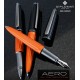 DIPLOMAT Aero Black/Orange - stilou cu penita M, aurita 14kt.