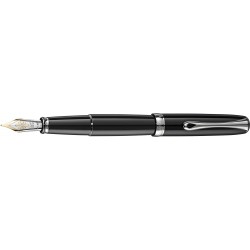 DIPLOMAT Excellence A2 - Black Lacquer - stilou cu penita M, aurita 14kt.