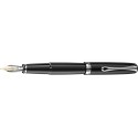 DIPLOMAT Excellence A2 - Black Lacquer - stilou cu penita M, aurita 14kt.