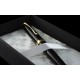 DIPLOMAT Excellence A2 - Black Lacquer Gold - stilou cu penita M, aurita 14kt.