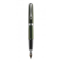 DIPLOMAT Excellence A2 - Evergreen Chrome - stilou cu penita M, aurita 14kt.