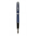 DIPLOMAT Excellence A2 - Midnight Blue Chrome - stilou cu penita M, din otel inoxidabil