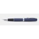 DIPLOMAT Excellence A2 - Midnight Blue Chrome - stilou cu penita M, din otel inoxidabil