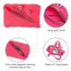 Penar cu fermoar, ZIPIT Grillz Monsters Jumbo - roz cu dinti argintii