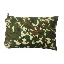 Penar cu fermoar, ZIPIT Camo Jumbo - camuflaj verde