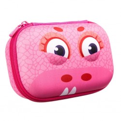 Penar cu fermoar, ZIPIT Wildling Storage box - roz